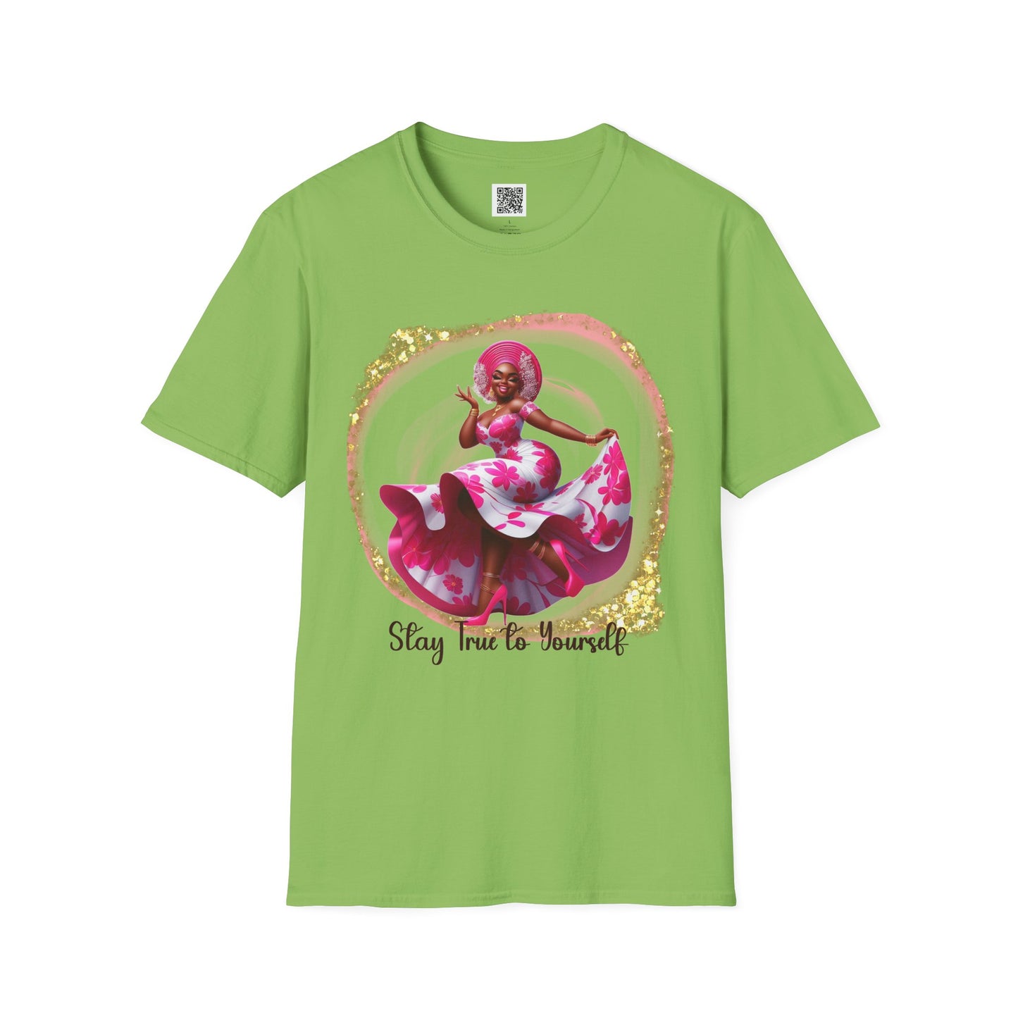 Stay True to Yourself African Beauty | Unisex Softstyle T-Shirt - Inspirational Fashion Tee