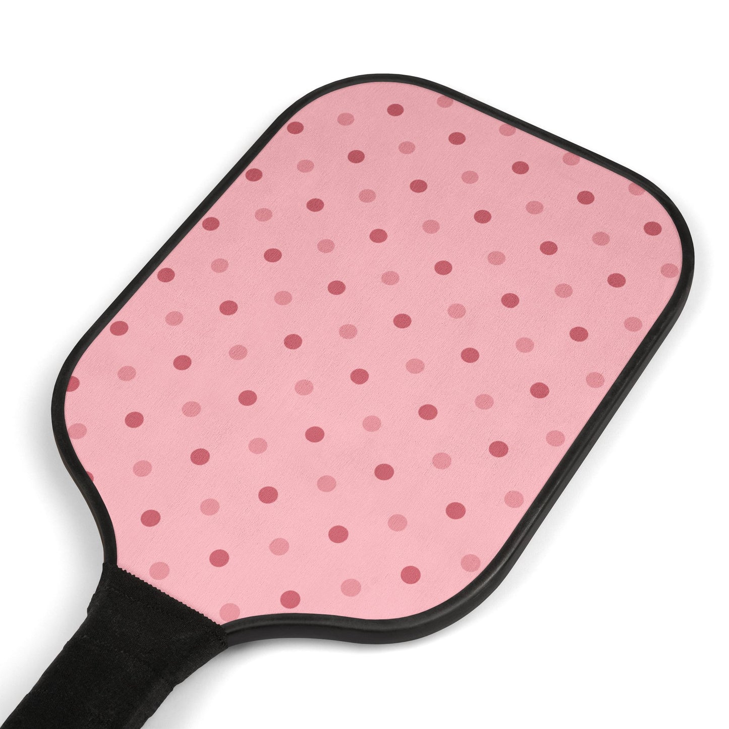 Pink Polka Dot Pickleball Paddle Set - Fun Sports Kit for All Ages