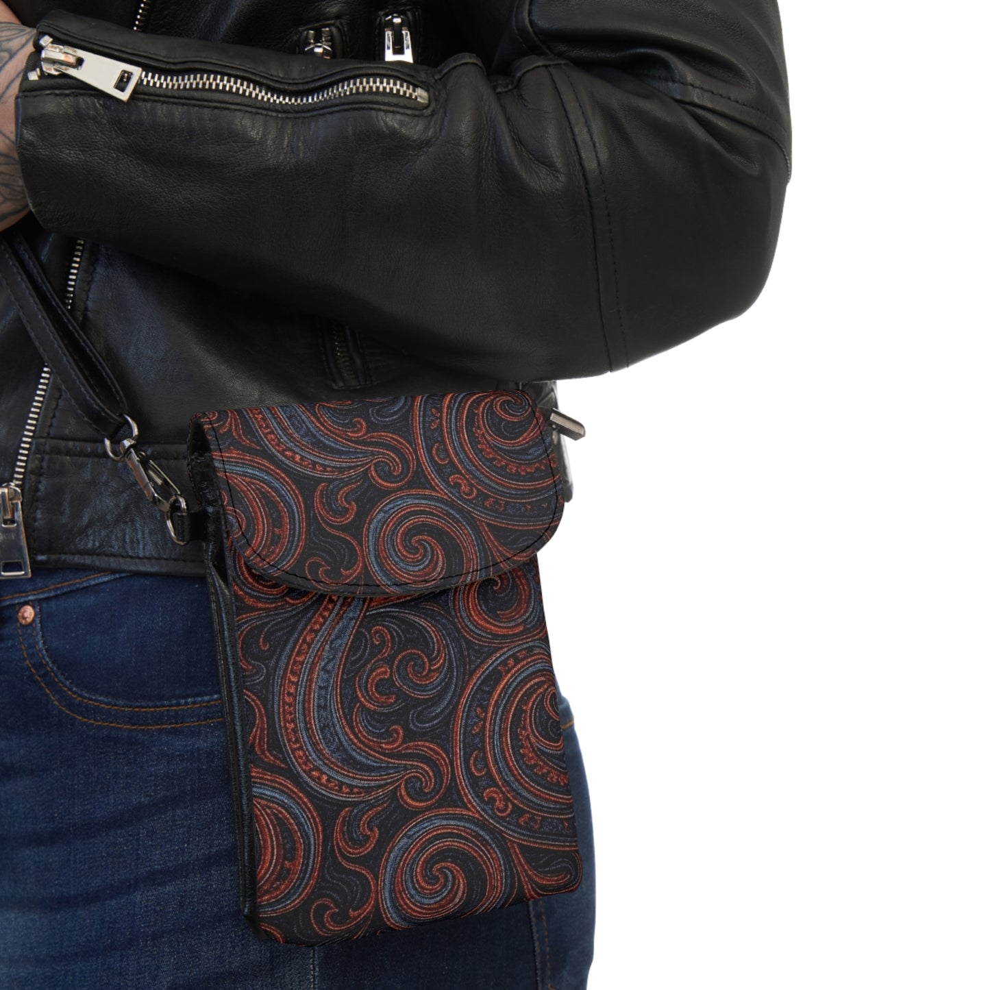 Stylish Small Cell Phone Wallet with Adjustable Strap - Ideal for Travel and Everyday Use
