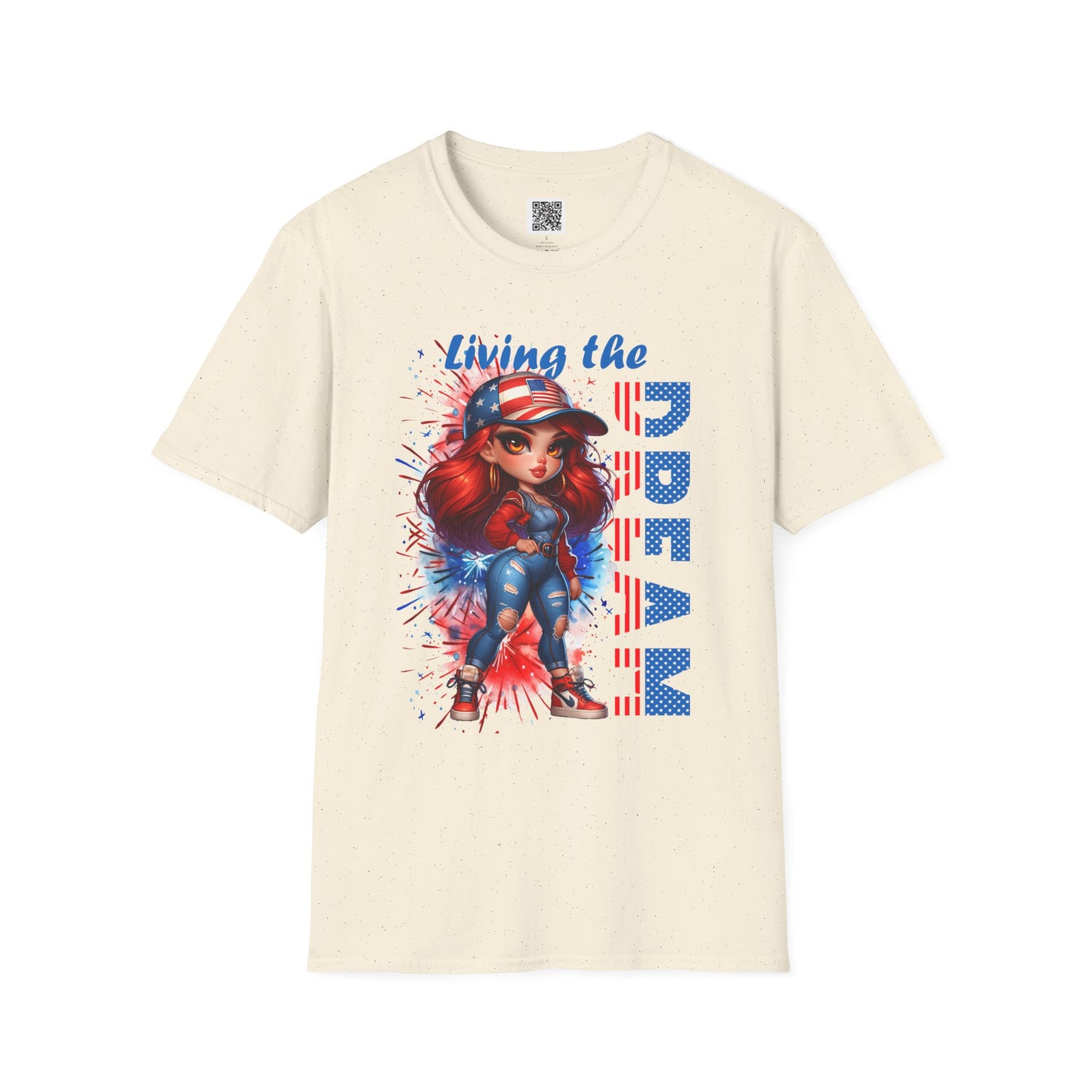 Living the Dream | Unisex Softstyle T-Shirt - Inspirational Graphic Tee
