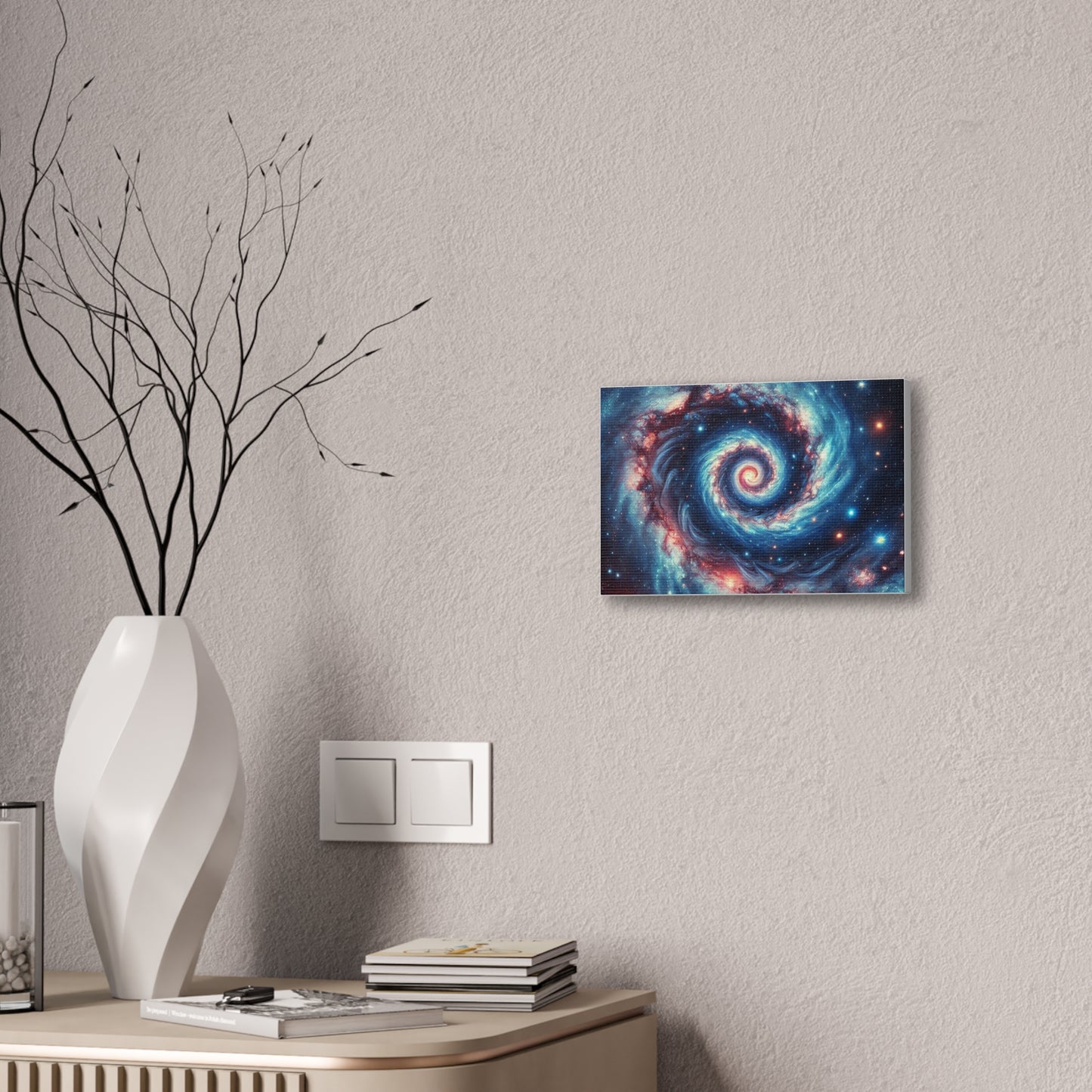 Cosmic Swirl Canvas Art - Galaxy Wall Decor for Space Lovers