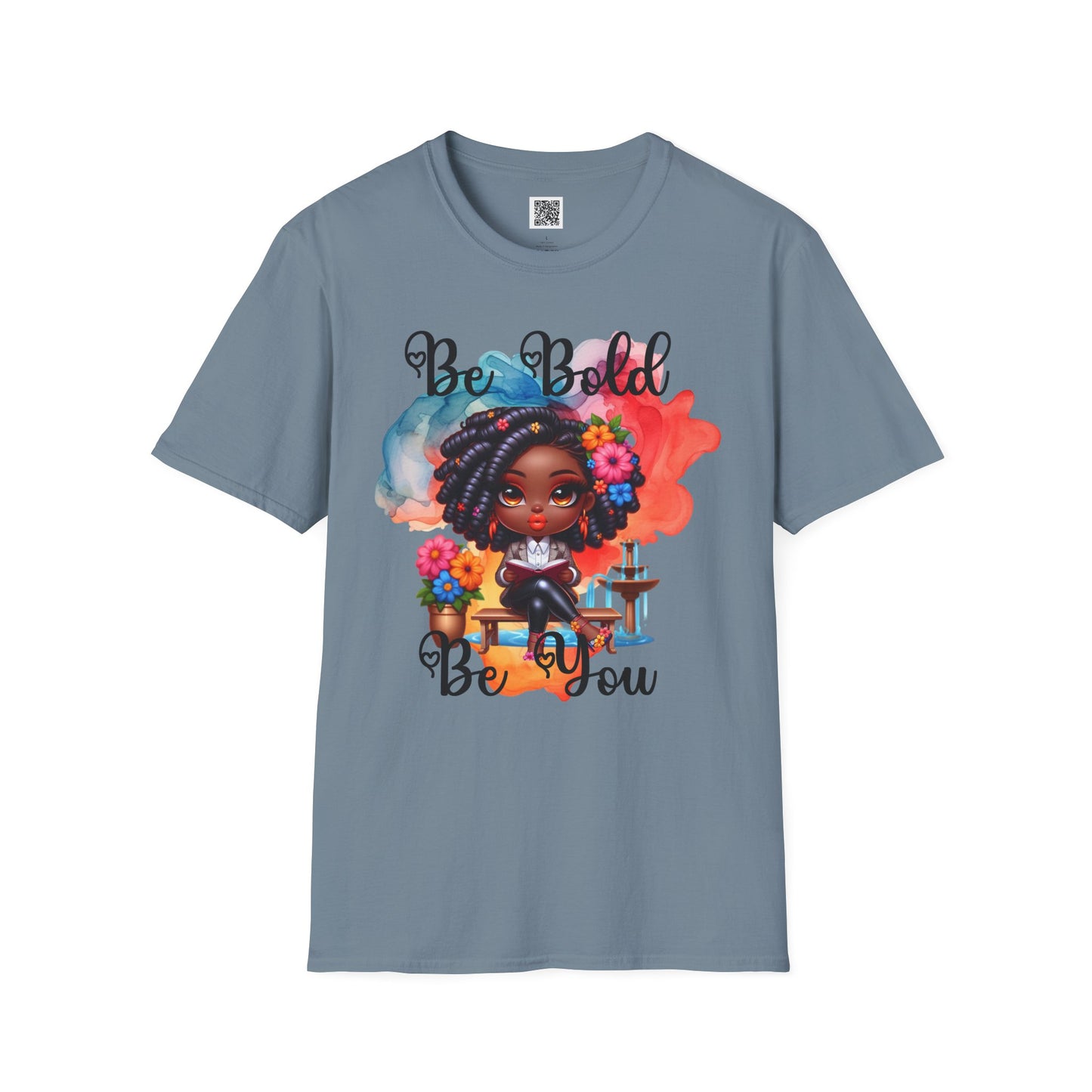 Be Bold, Be You | Unisex Softstyle T-Shirt for Empowerment & Self-Expression