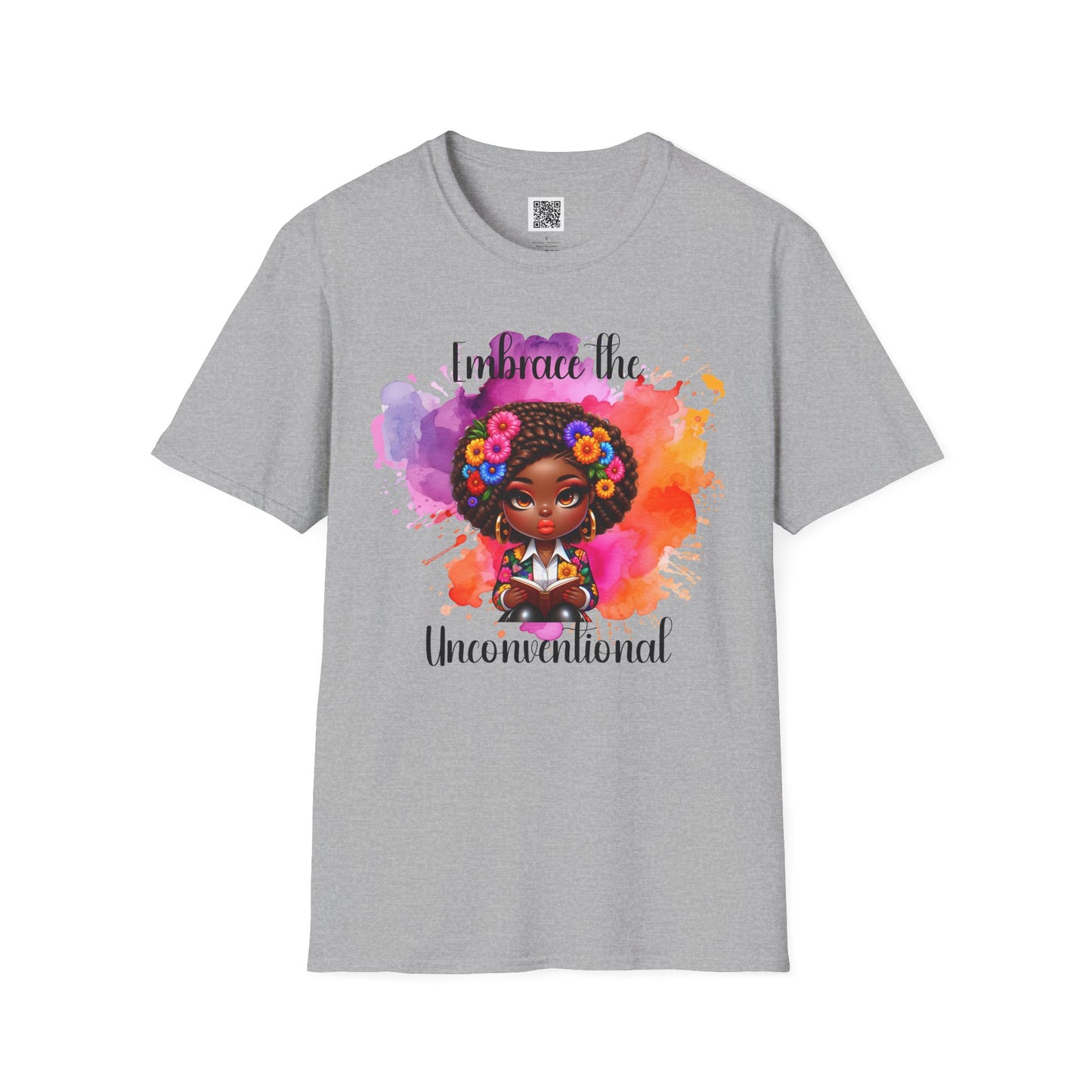 Embrace the Unconventional | T-Shirt - Colorful Art for Self-Expression
