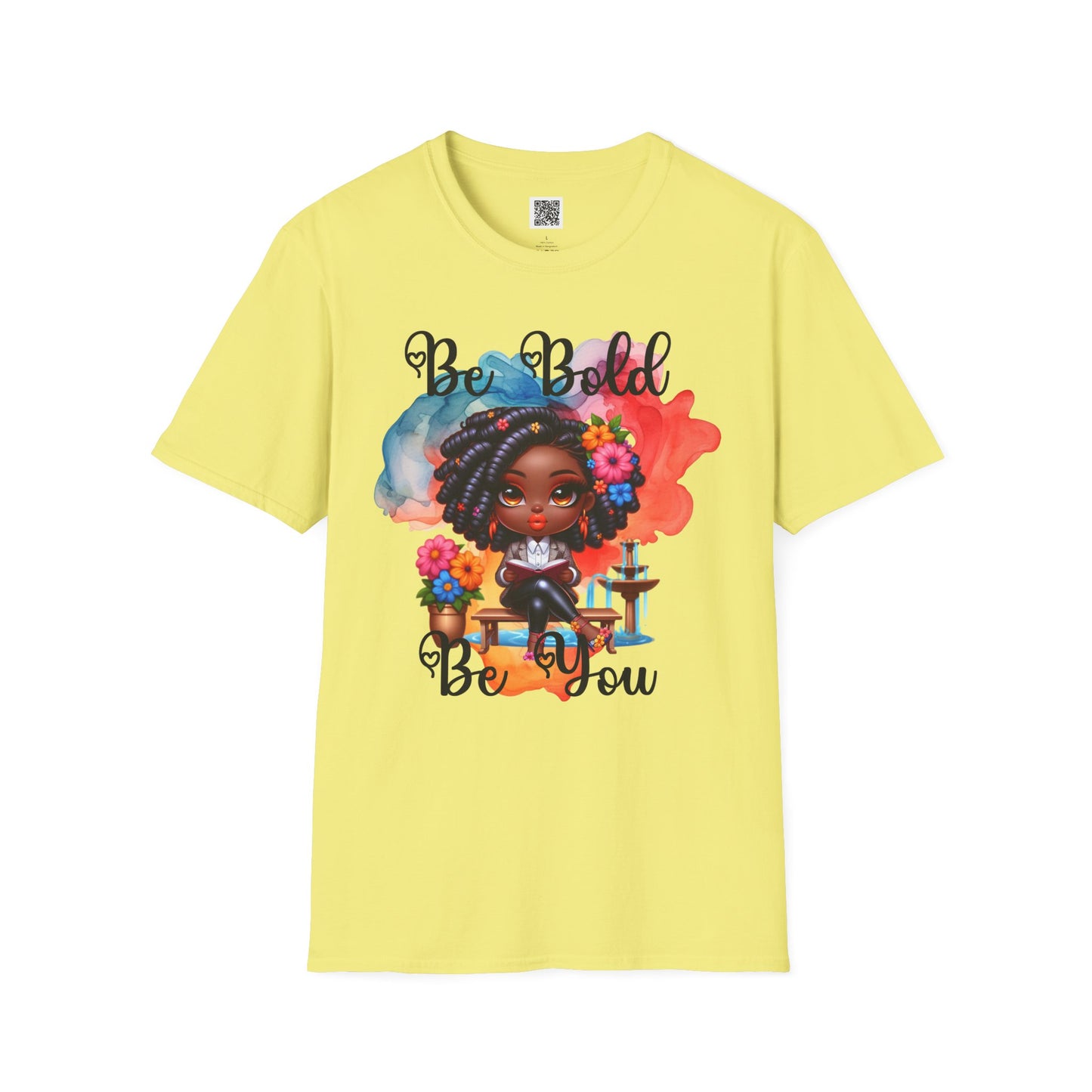 Be Bold, Be You | Unisex Softstyle T-Shirt for Empowerment & Self-Expression