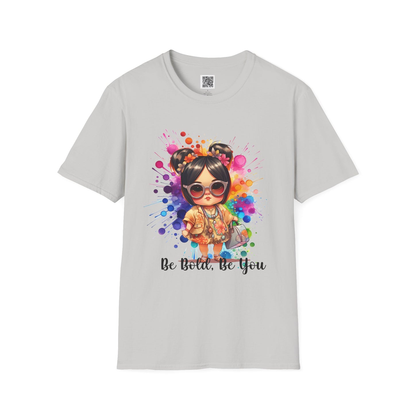 Be Bold, Be You | Unisex Softstyle T-Shirt - Colorful Graphic Tee for Self-Expression