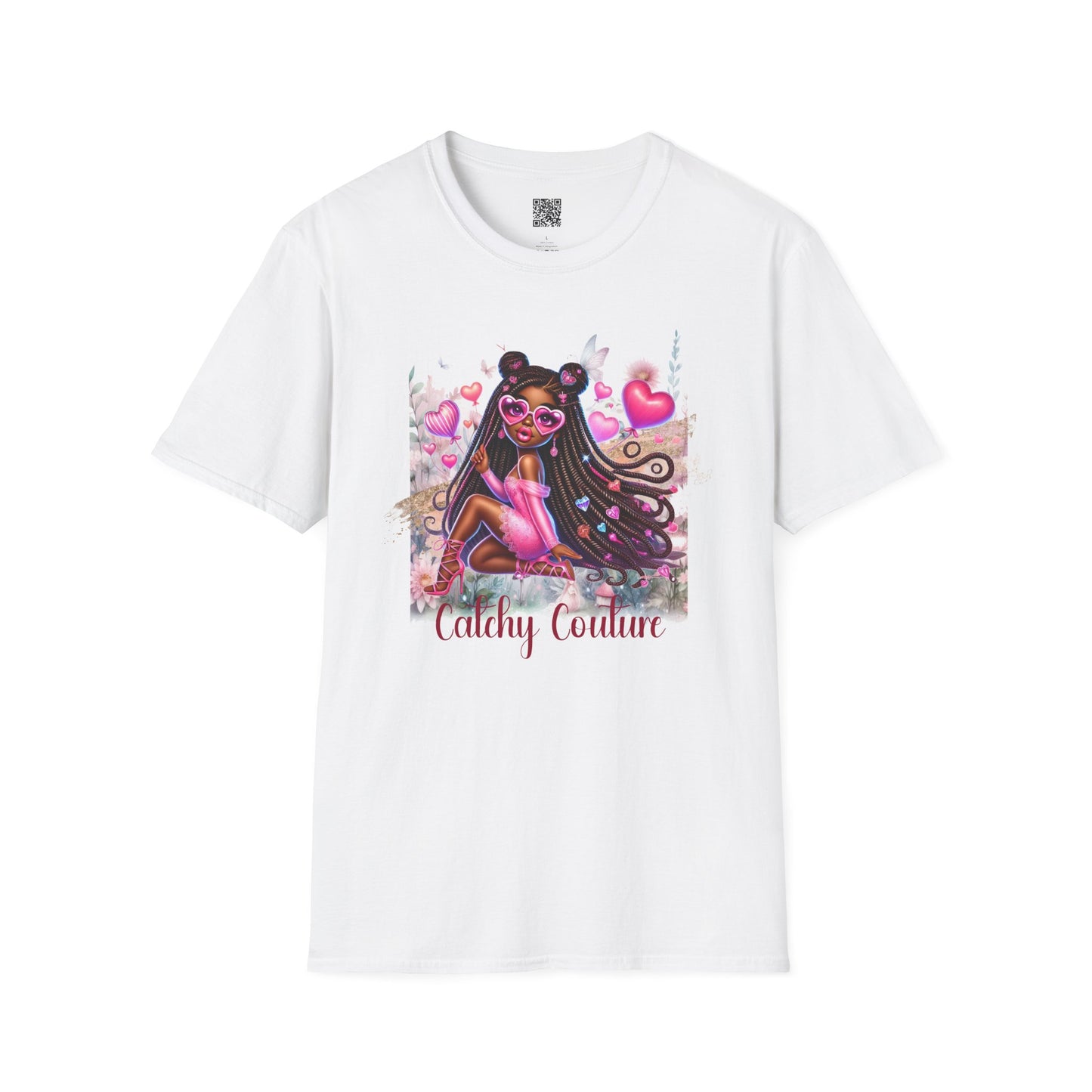 Catchy Couture Graphic T-Shirt for Fun Love Vibes