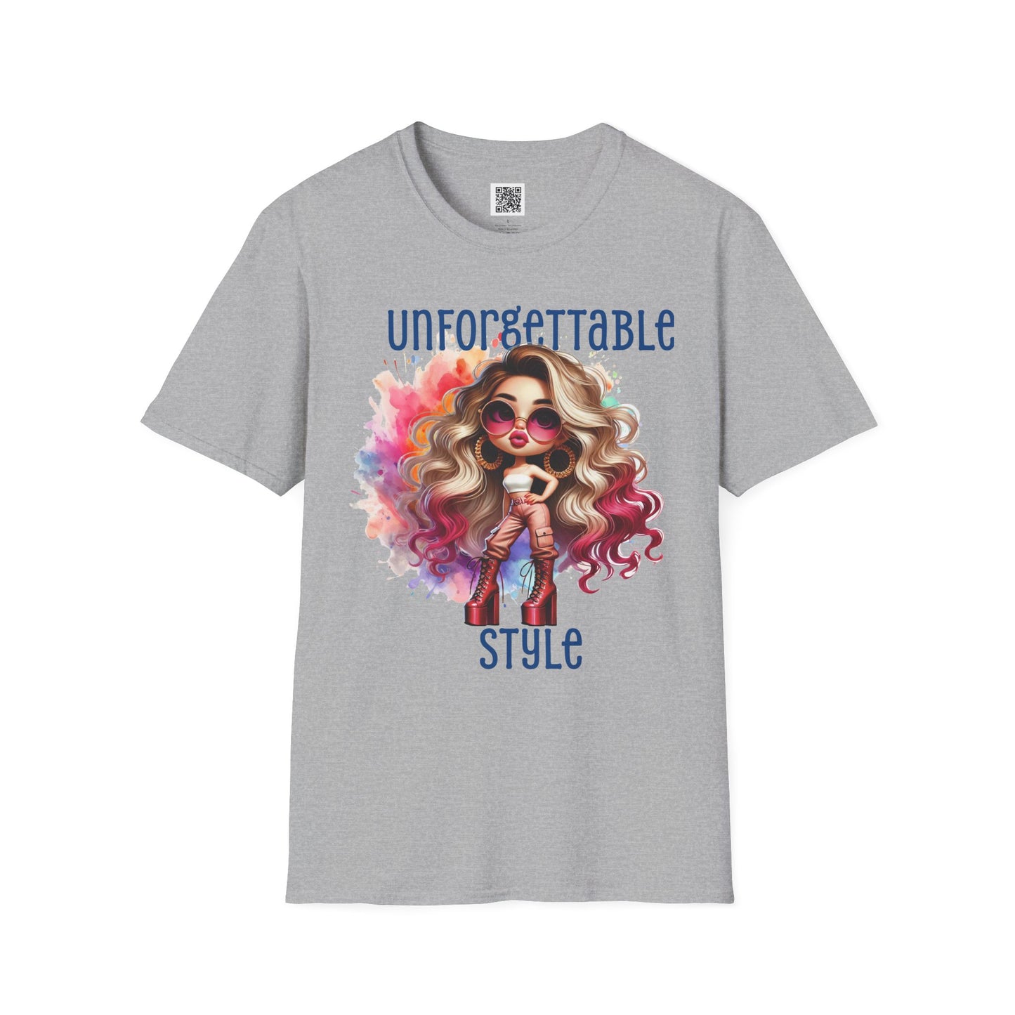 Unforgettable Style | Unisex Softstyle T-Shirt - Trendy Graphic Tee for Fashion Lovers