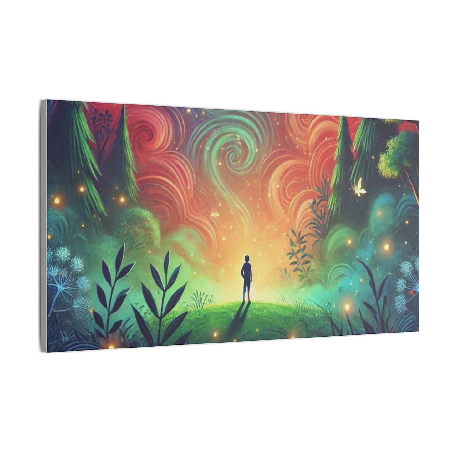 Whimsical Nature Giclée Print Canvas - Dreamlike Forest Art for Home Decor