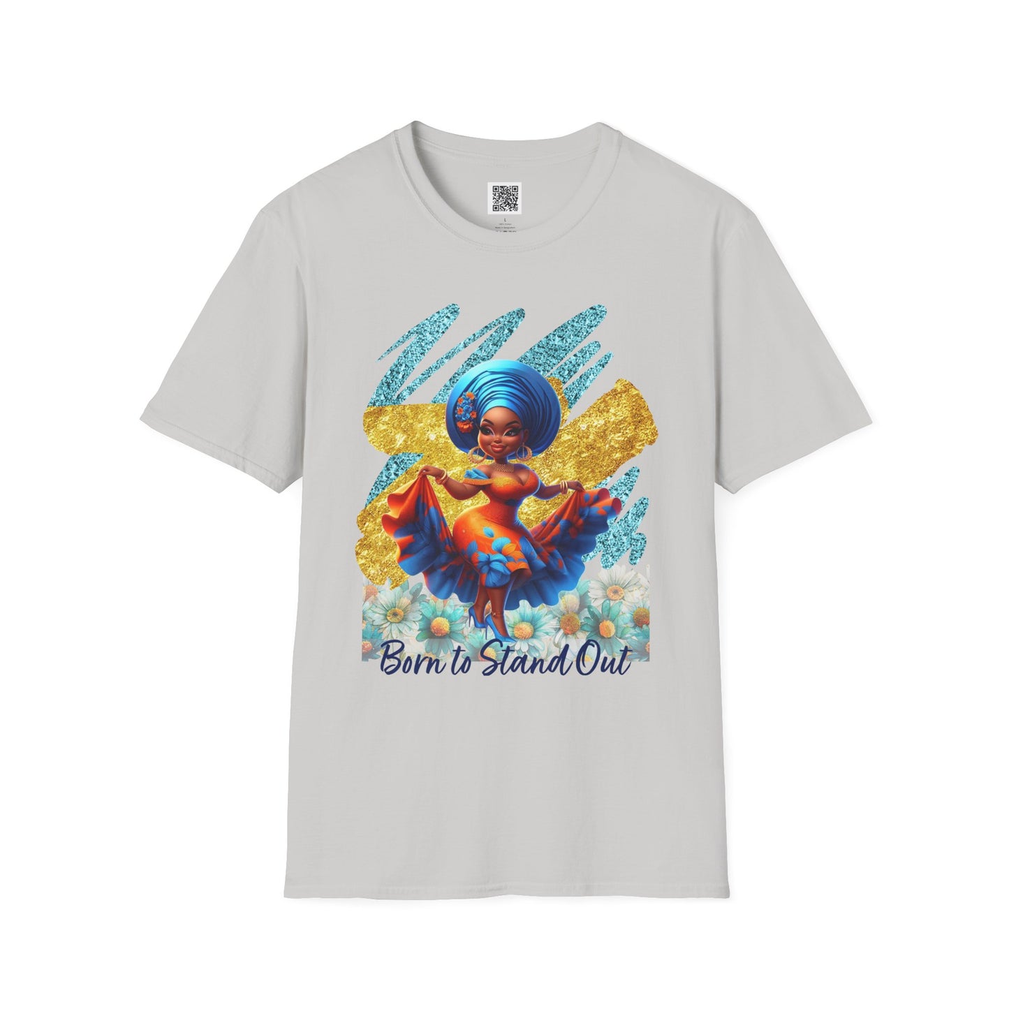 Born to Stand Out | Unisex Softstyle T-Shirt - Vibrant Graphic Tee for Confident Self-Expression