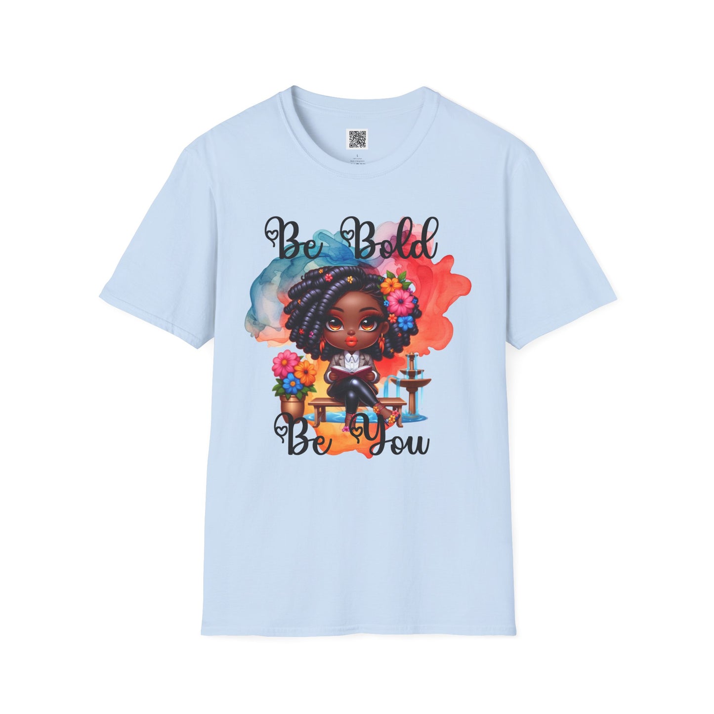Be Bold, Be You | Unisex Softstyle T-Shirt for Empowerment & Self-Expression