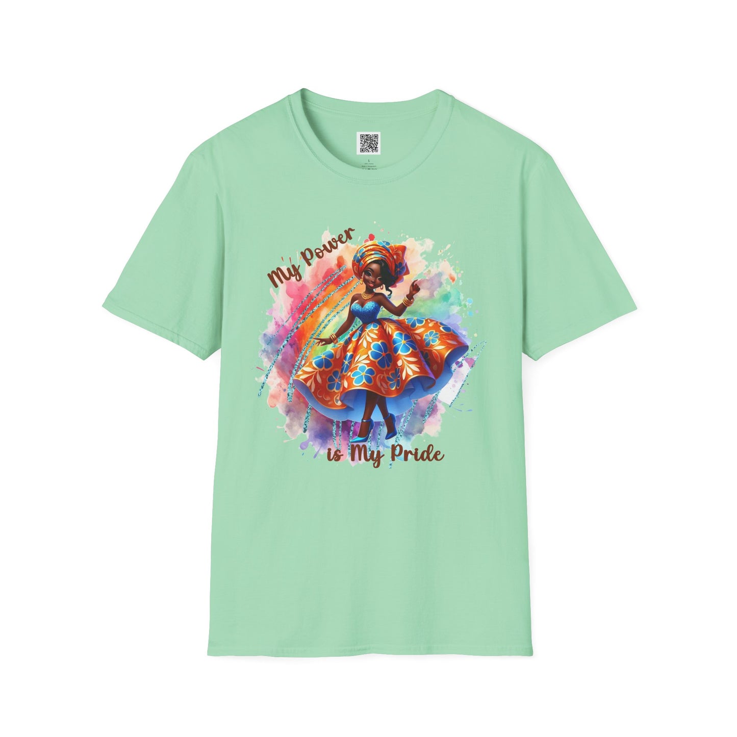 My Power is My Pride | Unisex Softstyle T-Shirt - Celebrate Culture and Strength