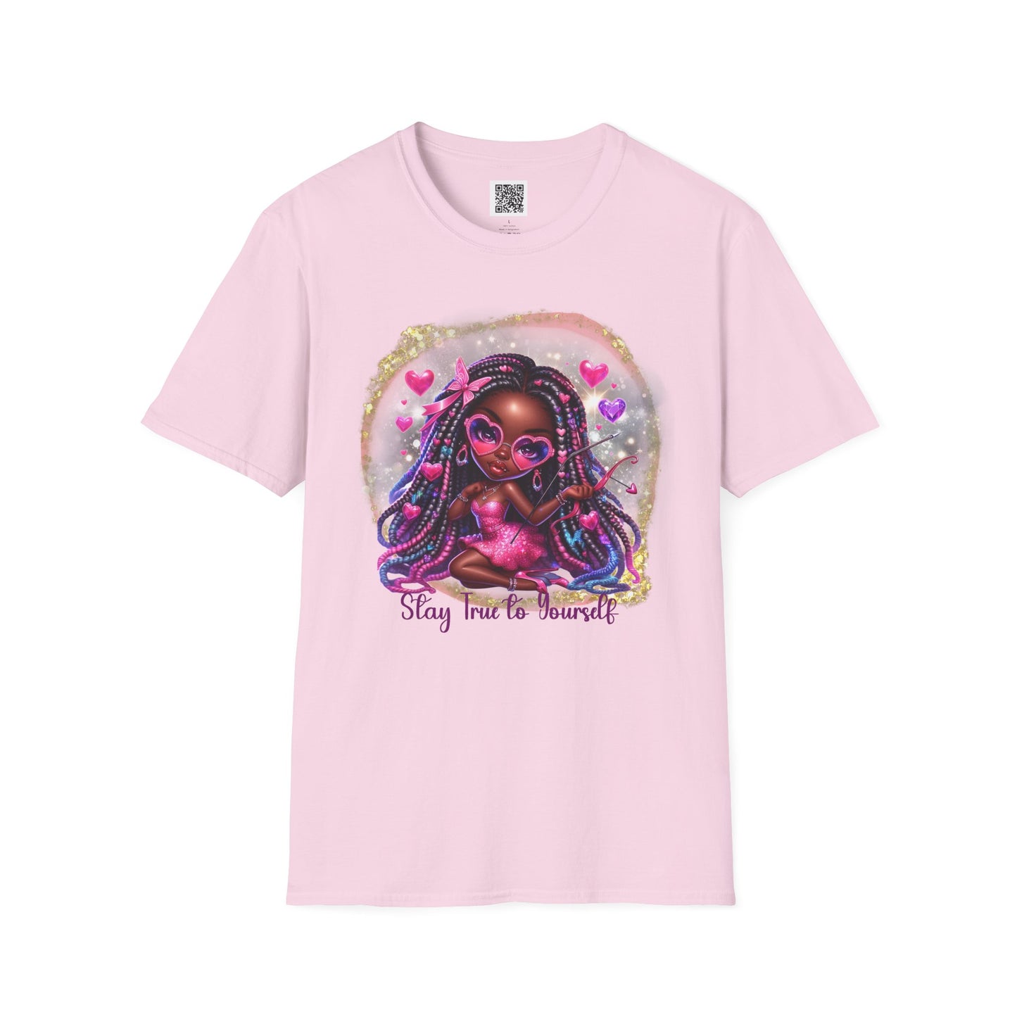 Stay True to Yourself | Unisex Softstyle T-Shirt - Colorful Graphic Tee for Self-Love and Empowerment