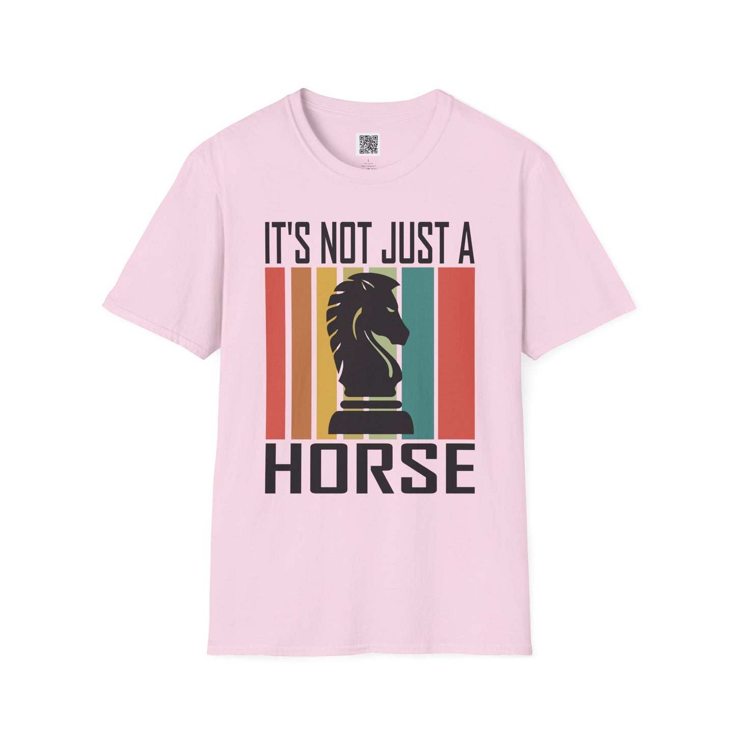 "It's Not Just a Horse" Chess Design - Unisex Softstyle T-Shirt