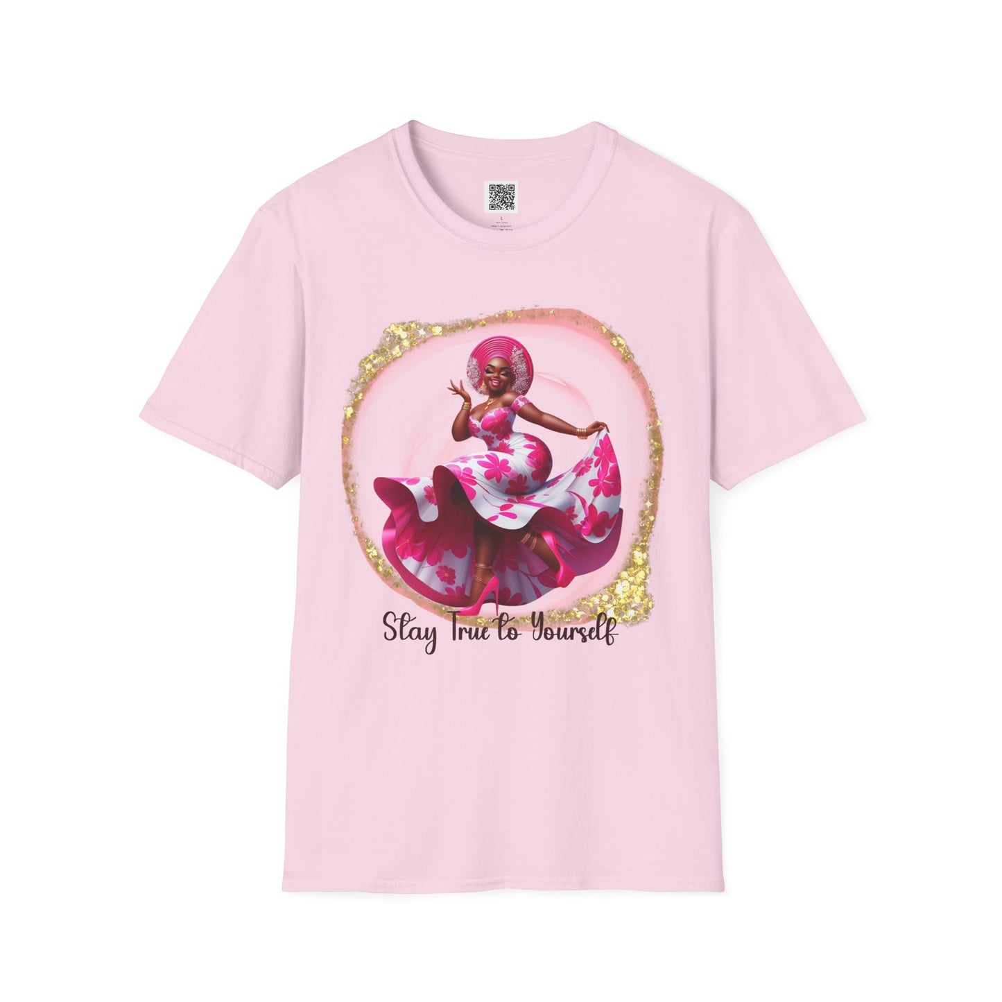 Stay True to Yourself African Beauty | Unisex Softstyle T-Shirt - Inspirational Fashion Tee