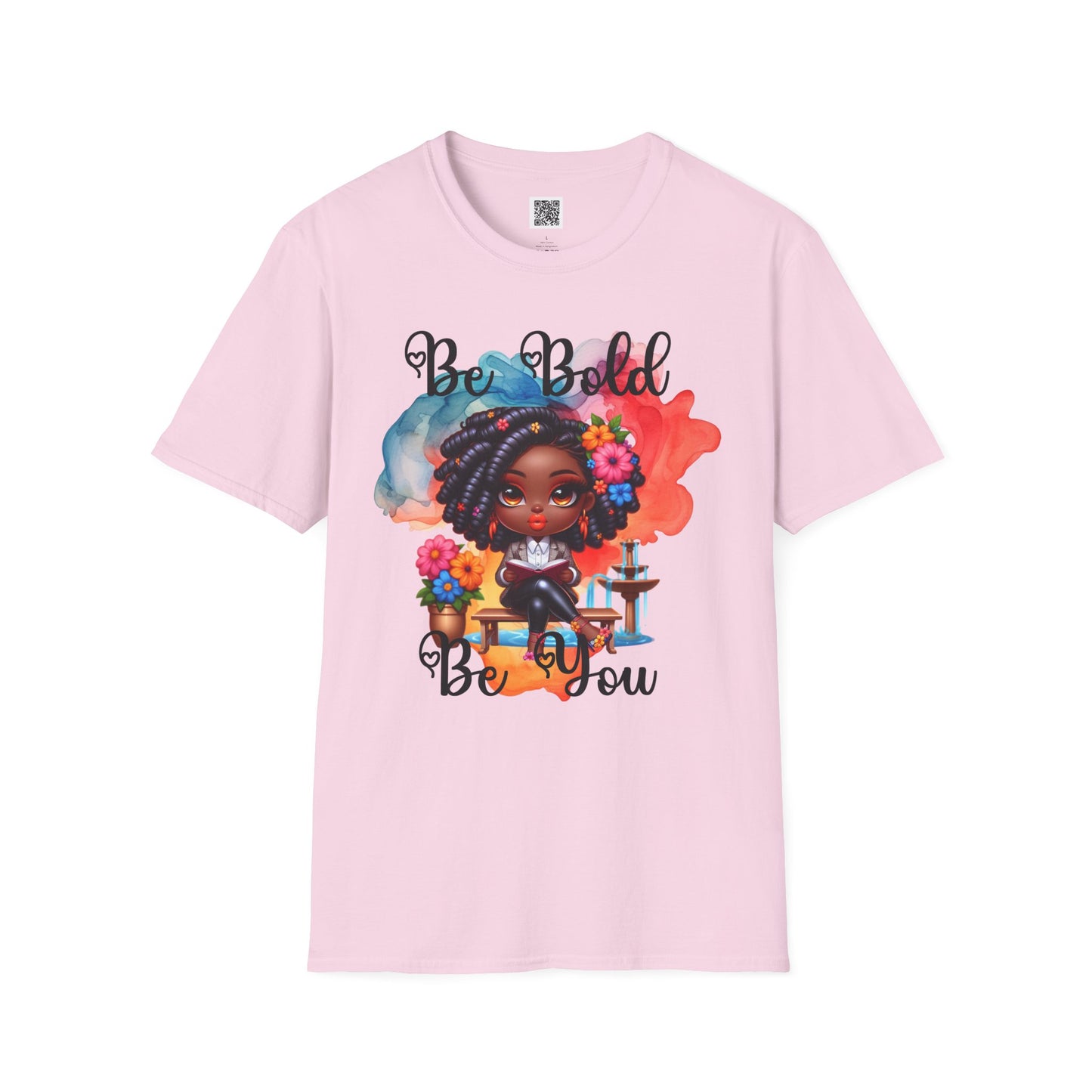 Be Bold, Be You | Unisex Softstyle T-Shirt for Empowerment & Self-Expression