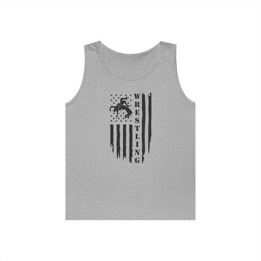 Wrestling Pride | Unisex Heavy Cotton Tank Top - Perfect for Athletes and Fans