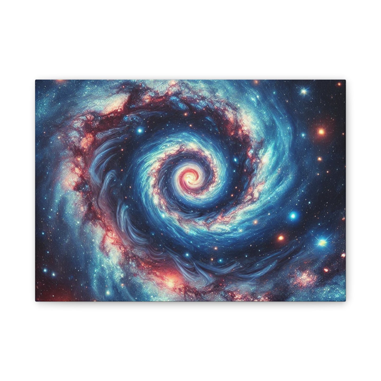 Cosmic Swirl Canvas Art - Galaxy Wall Decor for Space Lovers